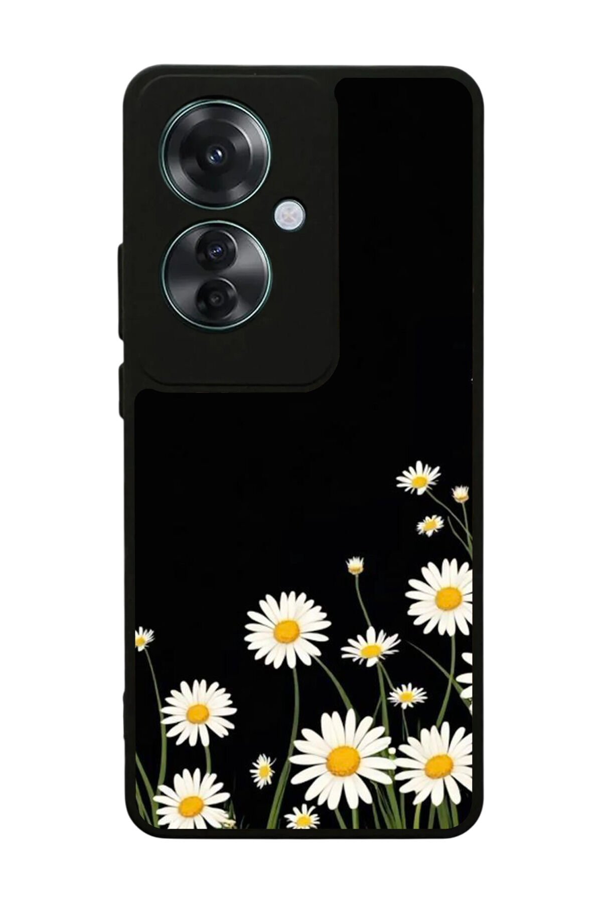 Oppo Reno 11F Uyumlu Floral Tasarımlı Glossy Premium Kılıf