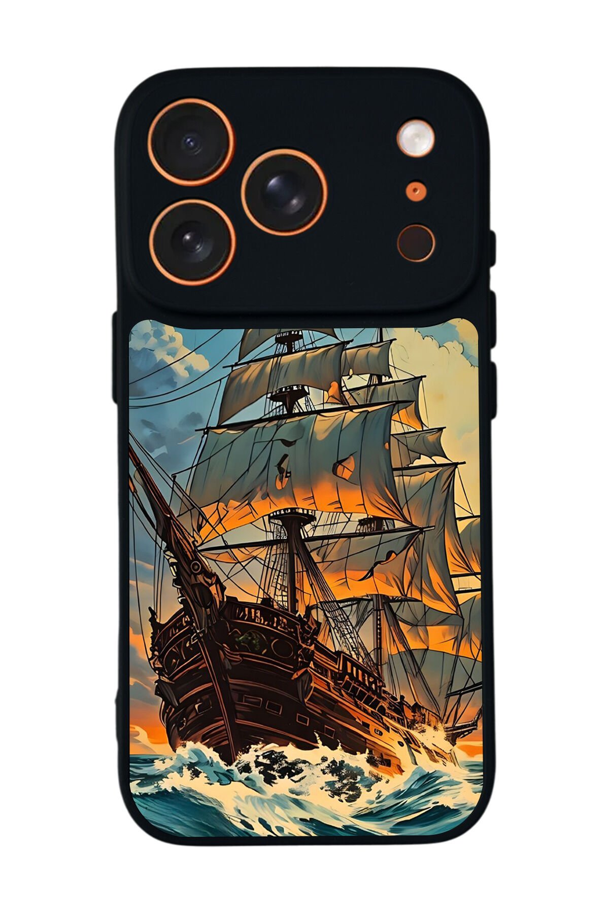 iPhone 17 Pro Max Uyumlu Korsan Tasarımlı Glossy Premium Kılıf