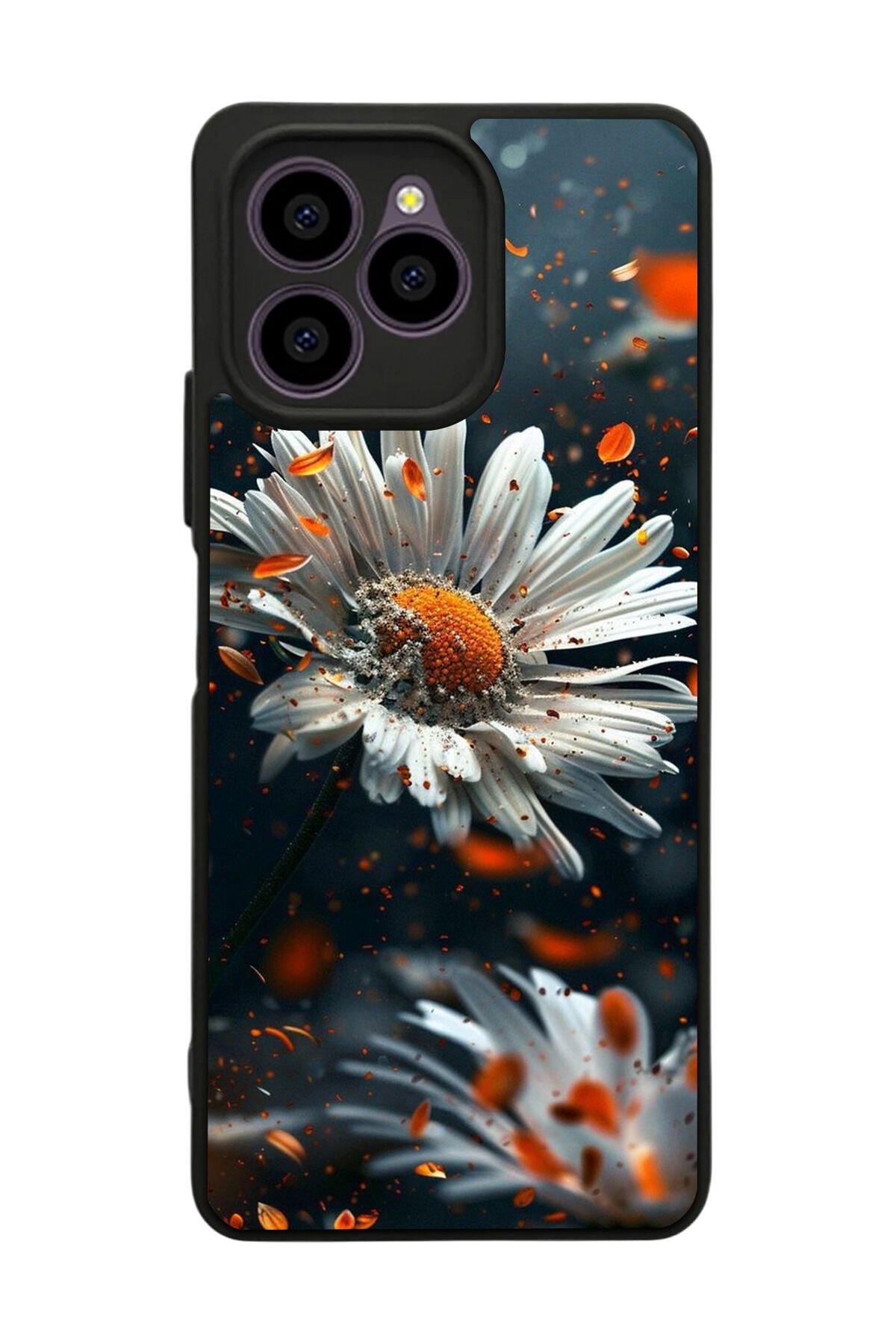 Omix X6 Uyumlu Cicek Tasarımlı Glossy Premium Kılıf