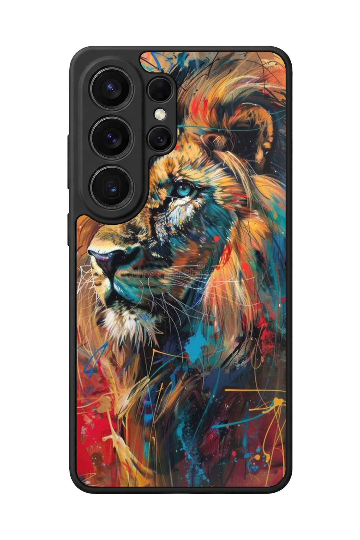 Samsung Galaxy S26 Ultra Uyumlu Aslan Tasarımlı Glossy Premium Kılıf