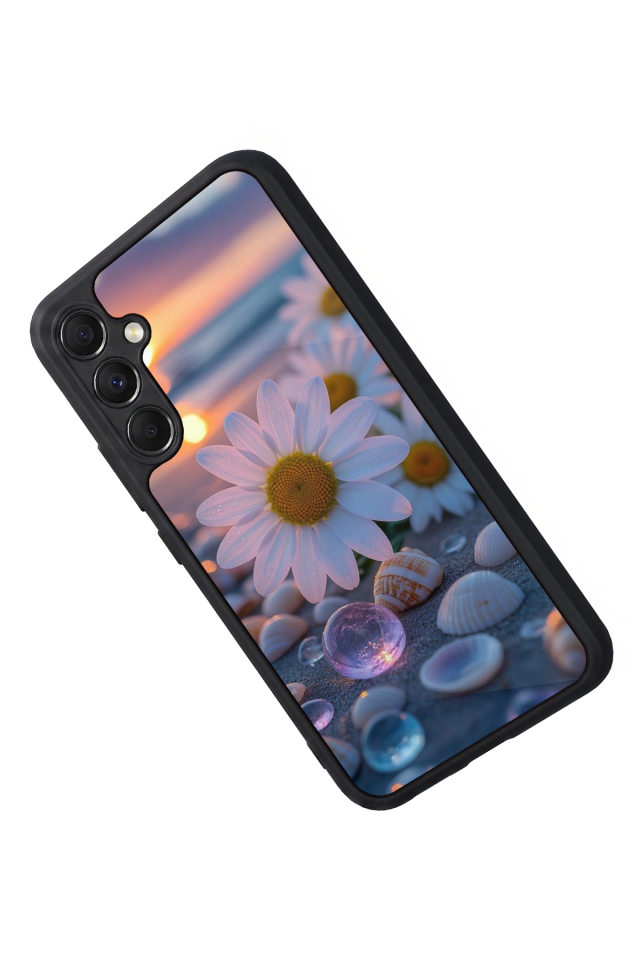 Samsung Galaxy A34 Uyumlu Cicek Tasarımlı Glossy Premium Kılıf