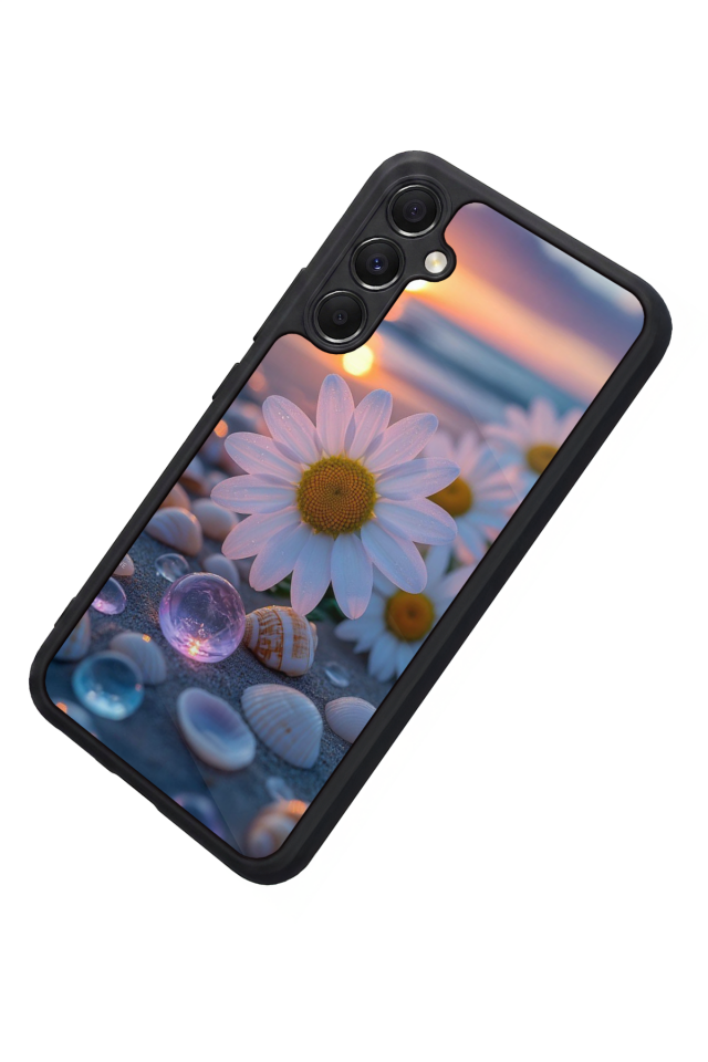 Samsung Galaxy A34 Uyumlu Cicek Tasarımlı Glossy Premium Kılıf