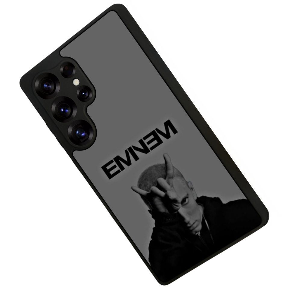 Samsung Galaxy S25 Ultra Uyumlu Eminem Tasarımlı Glossy Premium Kılıf