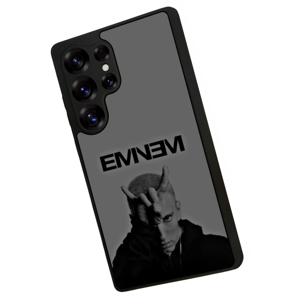 Samsung Galaxy S25 Ultra Uyumlu Eminem Tasarımlı Glossy Premium Kılıf