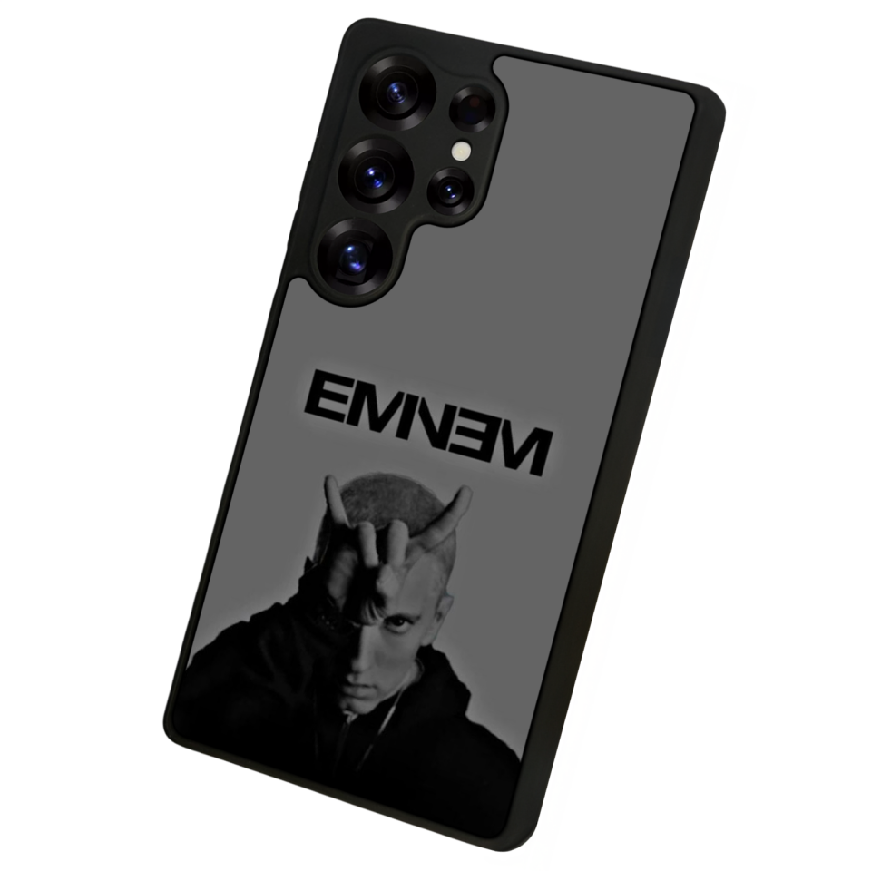 Samsung Galaxy S25 Ultra Uyumlu Eminem Tasarımlı Glossy Premium Kılıf
