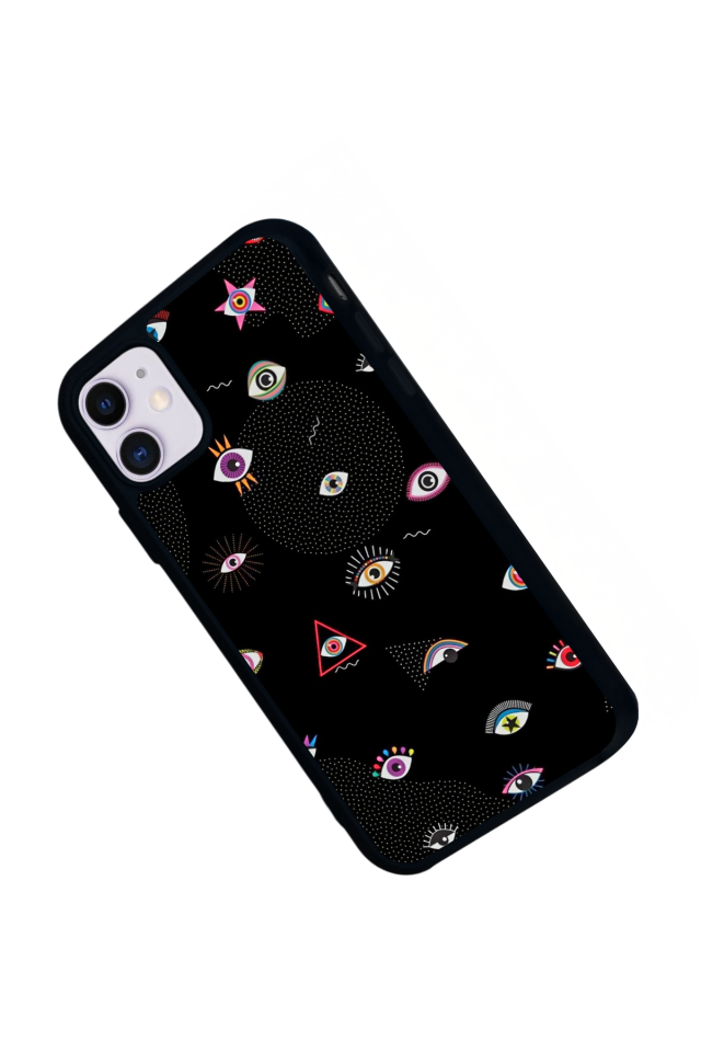 iPhone 11 Uyumlu Göz Tasarımlı Glossy Premium Kılıf