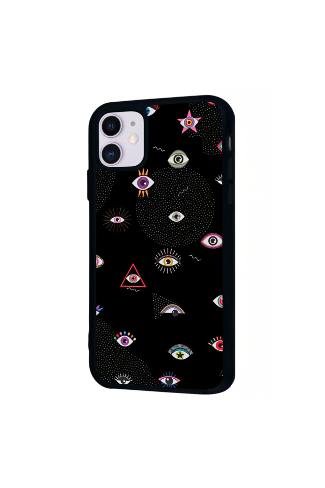 iPhone 11 Uyumlu Göz Tasarımlı Glossy Premium Kılıf