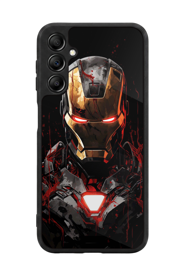 Samsung Galaxy A14 Uyumlu  Iron Man ( Demir Adam ) Tasarımlı Glossy Premium Kılıf