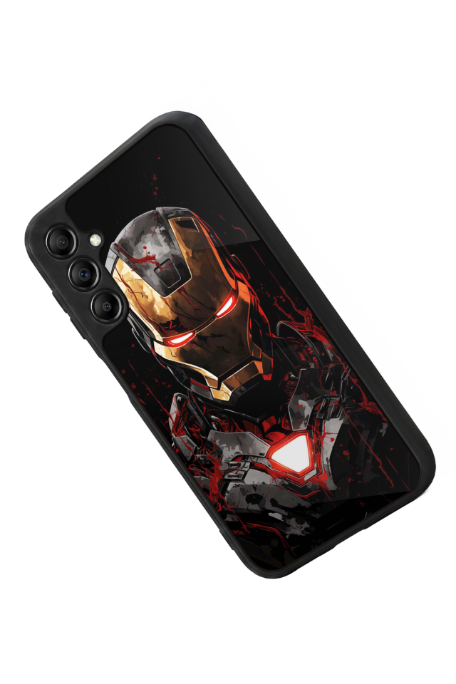 Samsung Galaxy A14 Uyumlu  Iron Man ( Demir Adam ) Tasarımlı Glossy Premium Kılıf