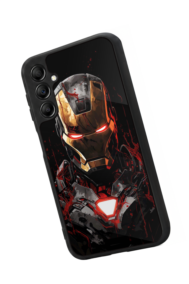 Samsung Galaxy A14 Uyumlu  Iron Man ( Demir Adam ) Tasarımlı Glossy Premium Kılıf