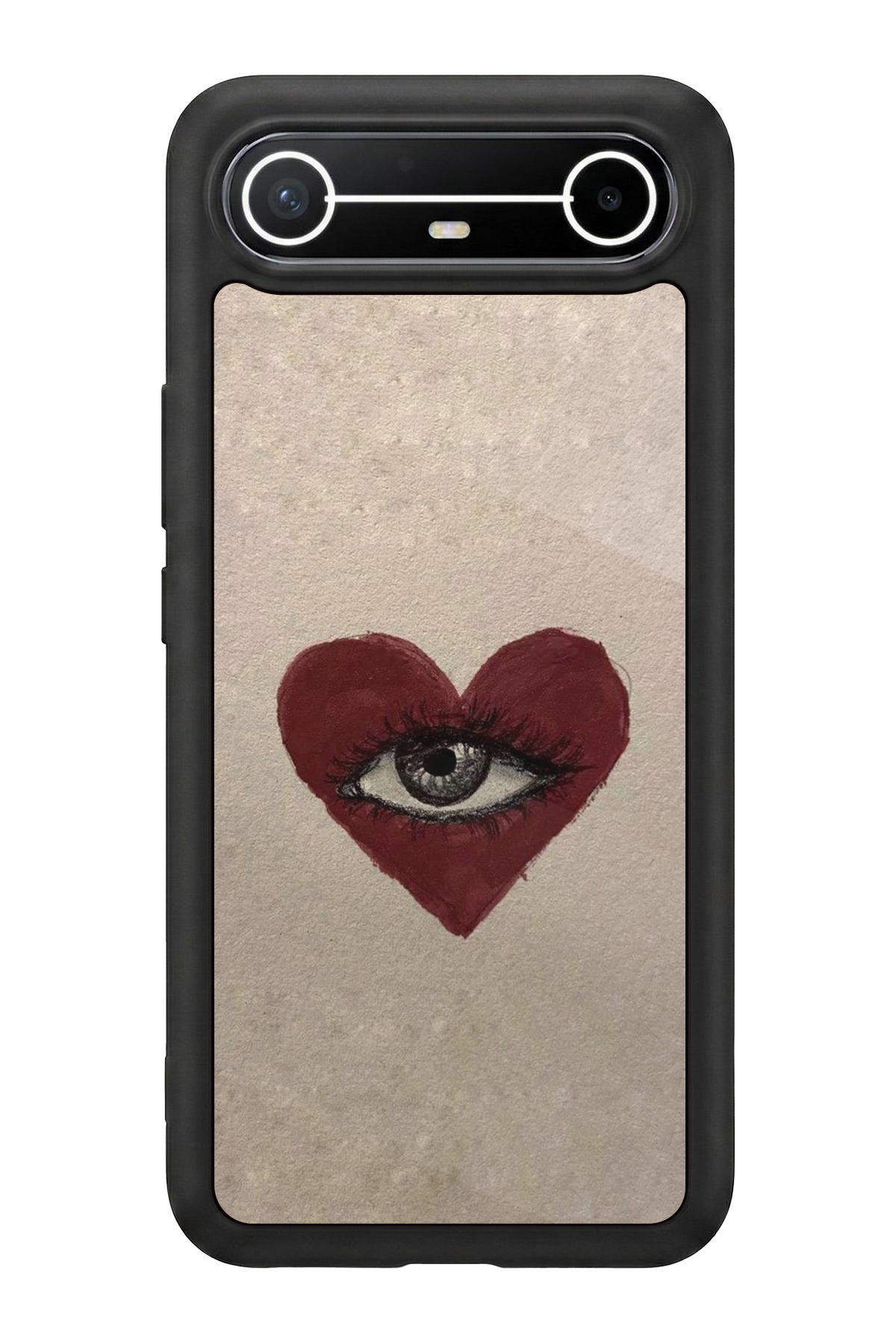 Tecno Spark Slim 5G Uyumlu Kalp Love Tasarımlı Glossy Premium Kılıf