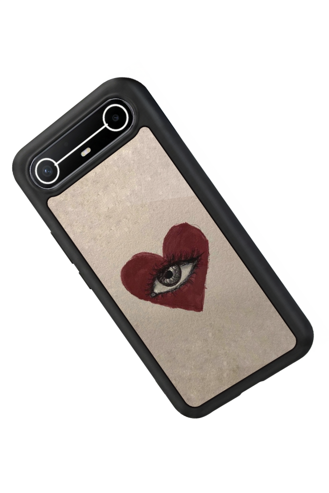 Tecno Spark Slim 5G Uyumlu Kalp Love Tasarımlı Glossy Premium Kılıf