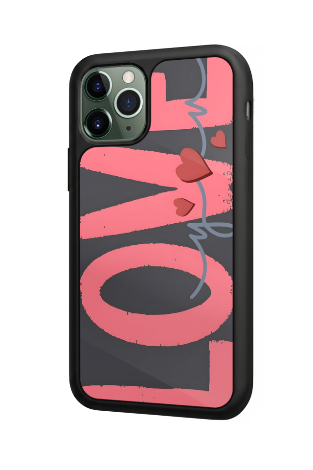 iPhone 11 Pro Max Uyumlu Love Tasarımlı Glossy Premium Kılıf
