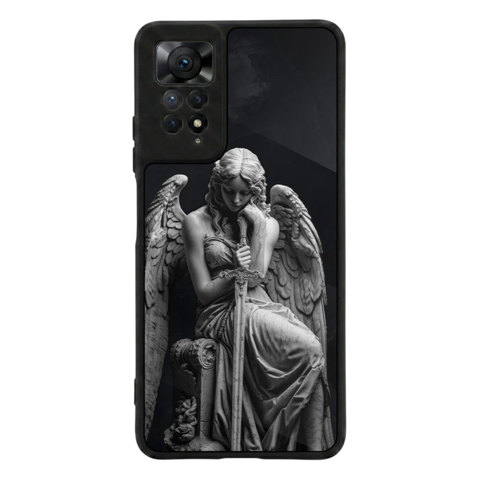 Xiaomi Redmi Note 12 Pro Uyumlu Melek Tasarımlı Glossy Premium Kılıf