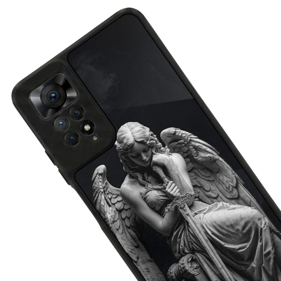 Xiaomi Redmi Note 12 Pro Uyumlu Melek Tasarımlı Glossy Premium Kılıf