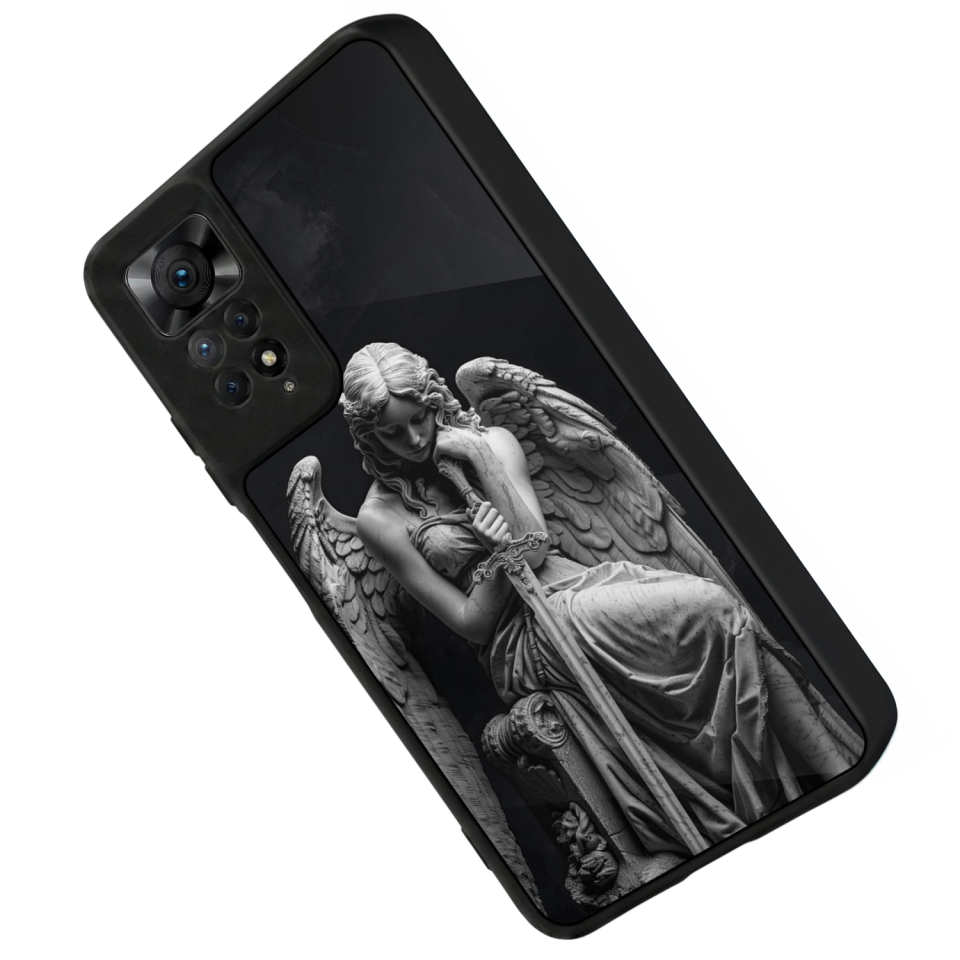 Xiaomi Redmi Note 12 Pro Uyumlu Melek Tasarımlı Glossy Premium Kılıf