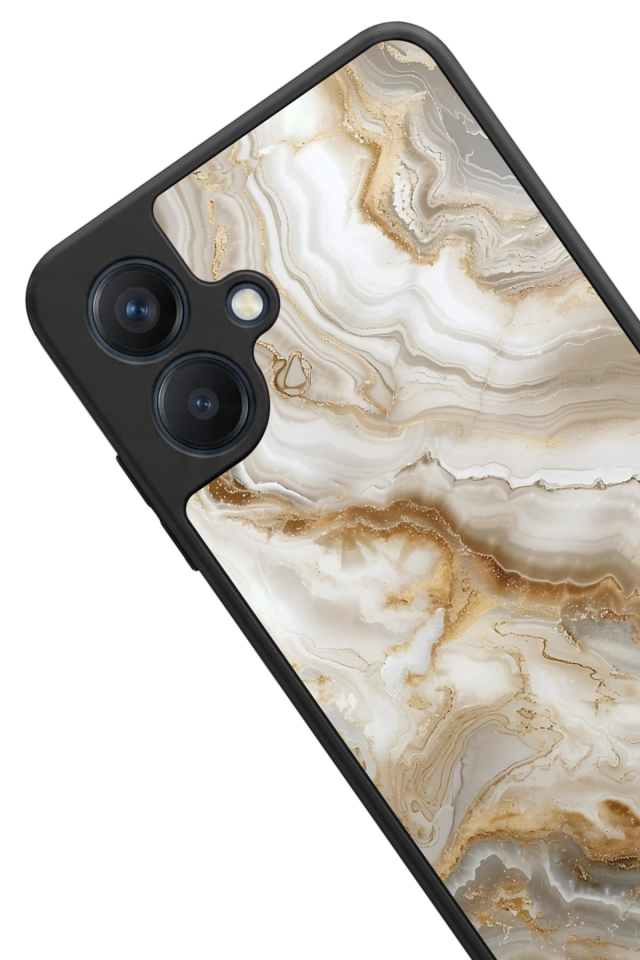 Samsung Galaxy A07 Uyumlu Mermer Marble Tasarımlı Glossy Premium Kılıf
