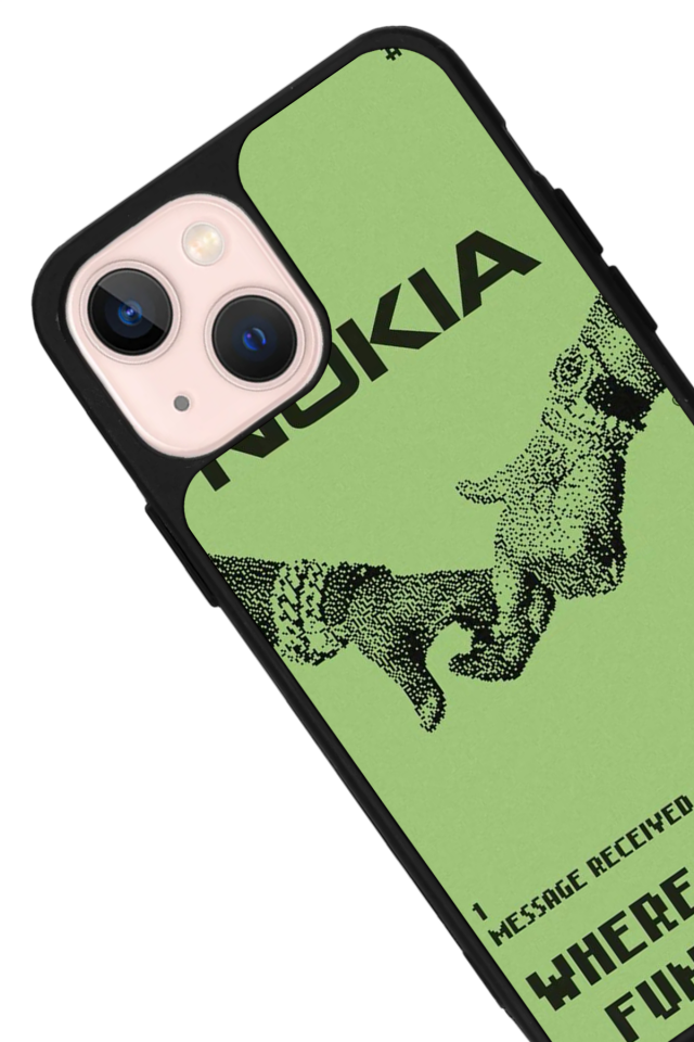 iPhone 15 Uyumlu Nokia Tasarımlı Glossy Premium Kılıf