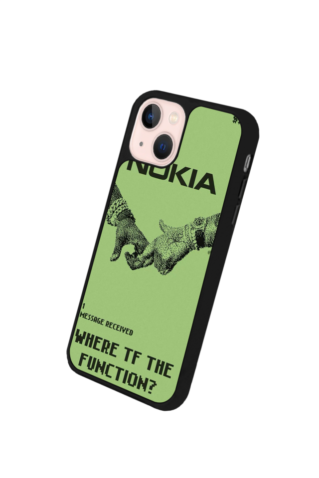 iPhone 15 Uyumlu Nokia Tasarımlı Glossy Premium Kılıf