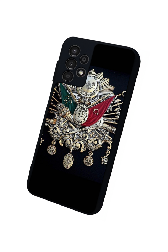 Samsung Galaxy A13 Uyumlu Osmanli Tugrasi Tasarımlı Glossy Premium Kılıf