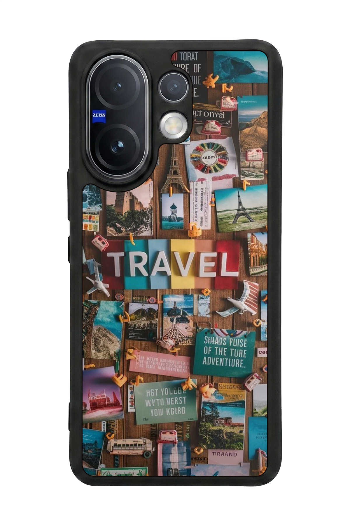Vivo V60 Uyumlu Poster Tasarımlı Glossy Premium Kılıf