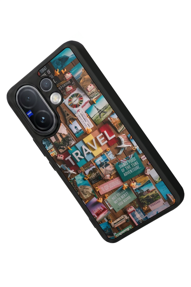 Vivo V60 Uyumlu Poster Tasarımlı Glossy Premium Kılıf
