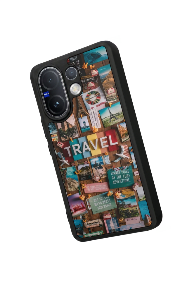 Vivo V60 Uyumlu Poster Tasarımlı Glossy Premium Kılıf