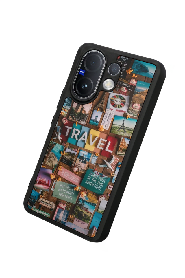 Vivo V60 Uyumlu Poster Tasarımlı Glossy Premium Kılıf