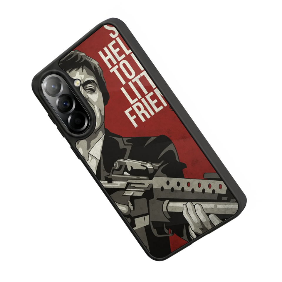 Samsung Galaxy A37 Uyumlu Scarface Tasarımlı Glossy Premium Kılıf