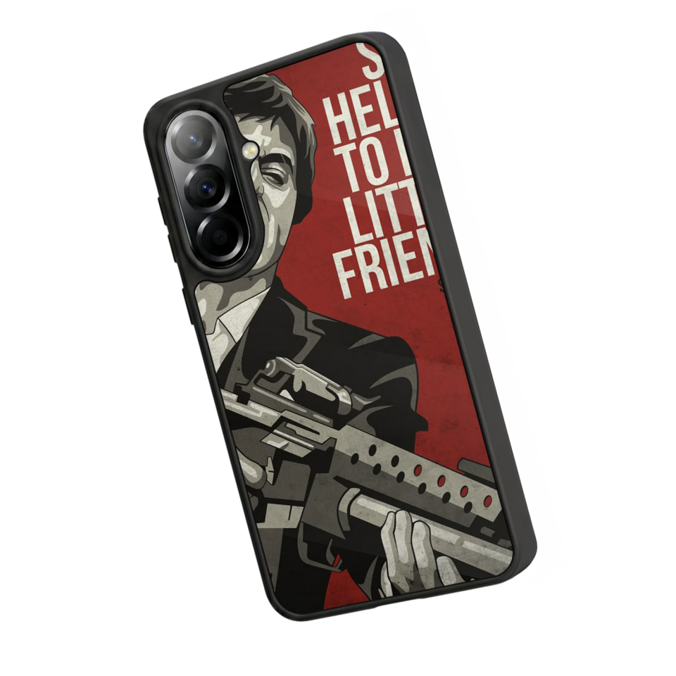 Samsung Galaxy A37 Uyumlu Scarface Tasarımlı Glossy Premium Kılıf