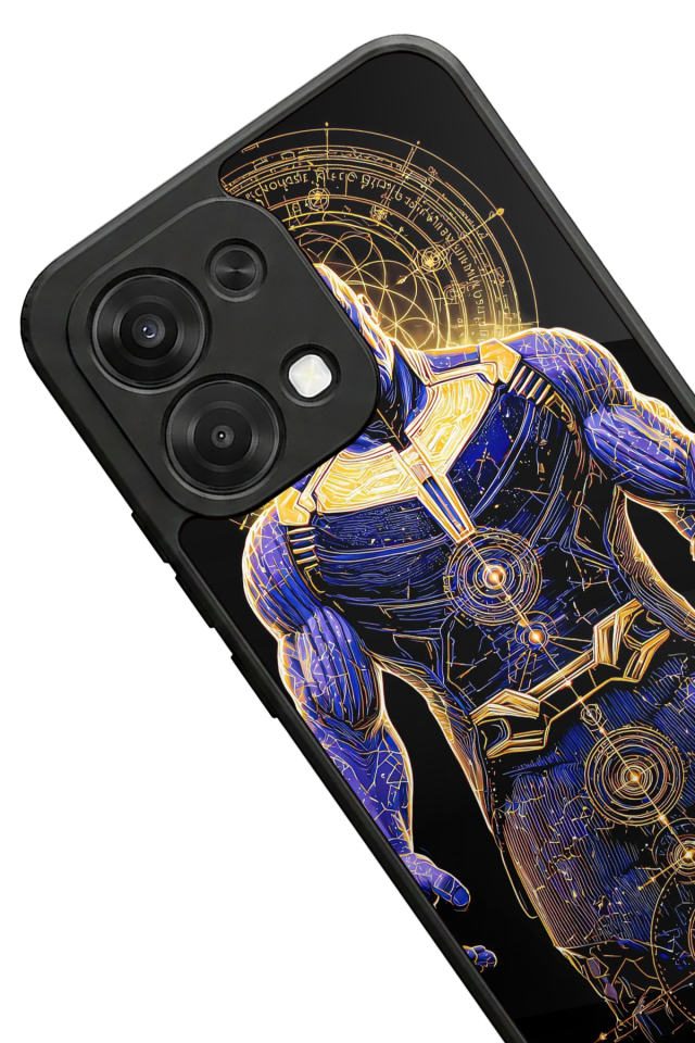 Oppo A6 Pro Uyumlu Thanos Tasarımlı Glossy Premium Kılıf