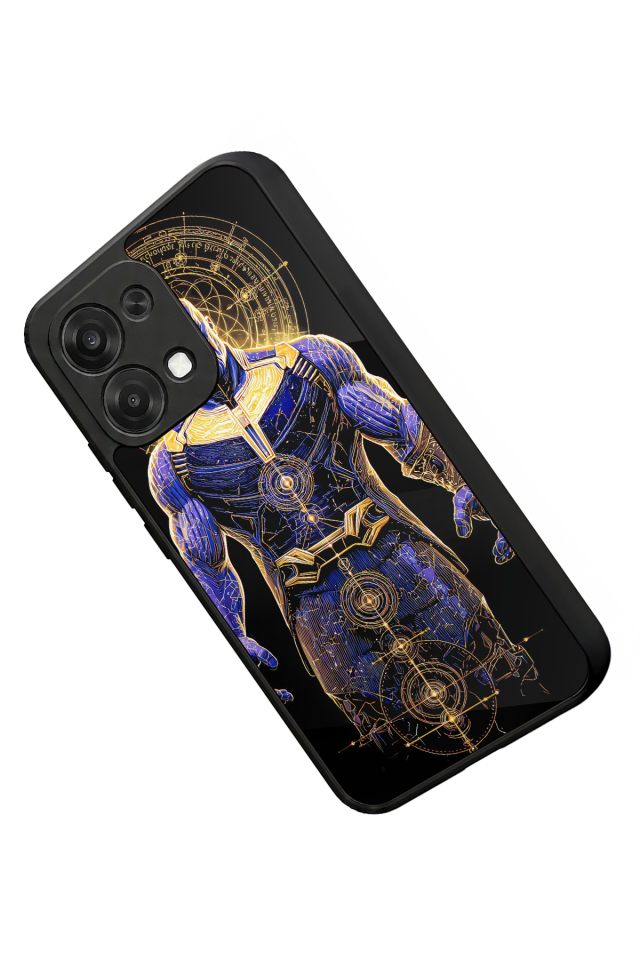 Oppo A6 Pro Uyumlu Thanos Tasarımlı Glossy Premium Kılıf