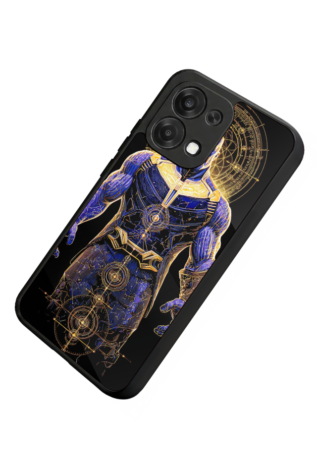 Oppo A6 Pro Uyumlu Thanos Tasarımlı Glossy Premium Kılıf