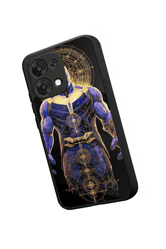 Oppo A6 Pro Uyumlu Thanos Tasarımlı Glossy Premium Kılıf