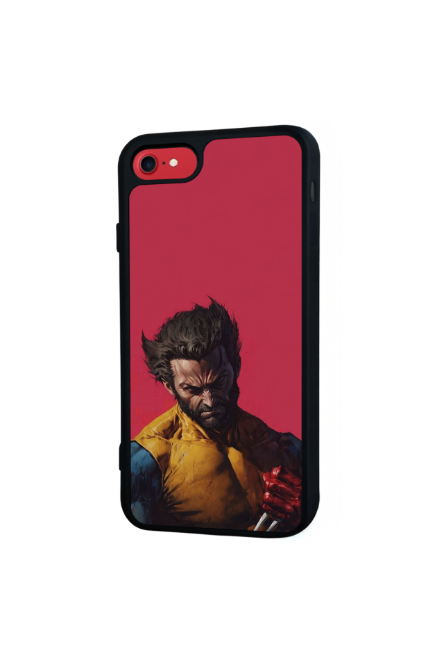 iPhone 8 Uyumlu Wolverine Tasarımlı Glossy Premium Kılıf