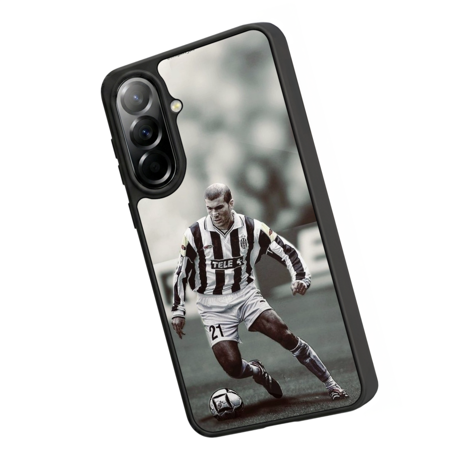 Samsung Galaxy A57 Uyumlu Zidane Tasarımlı Glossy Premium Kılıf