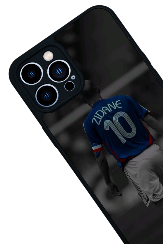 iPhone 12 Pro Max Uyumlu Zidane Tasarımlı Glossy Premium Kılıf