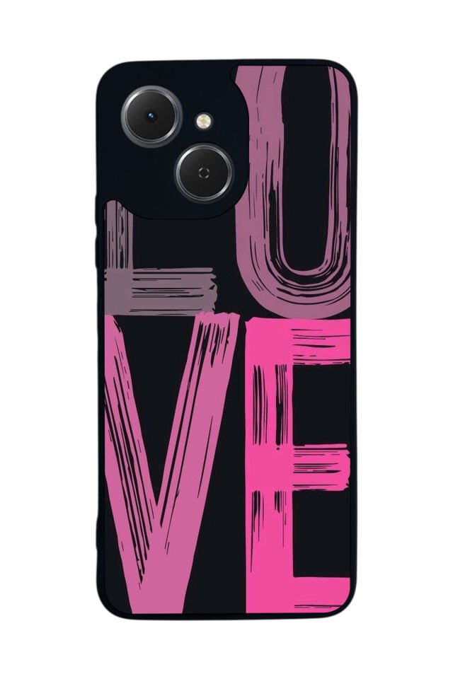 Tecno Spark 40C Uyumlu Love Tasarımlı Glossy Premium Kılıf