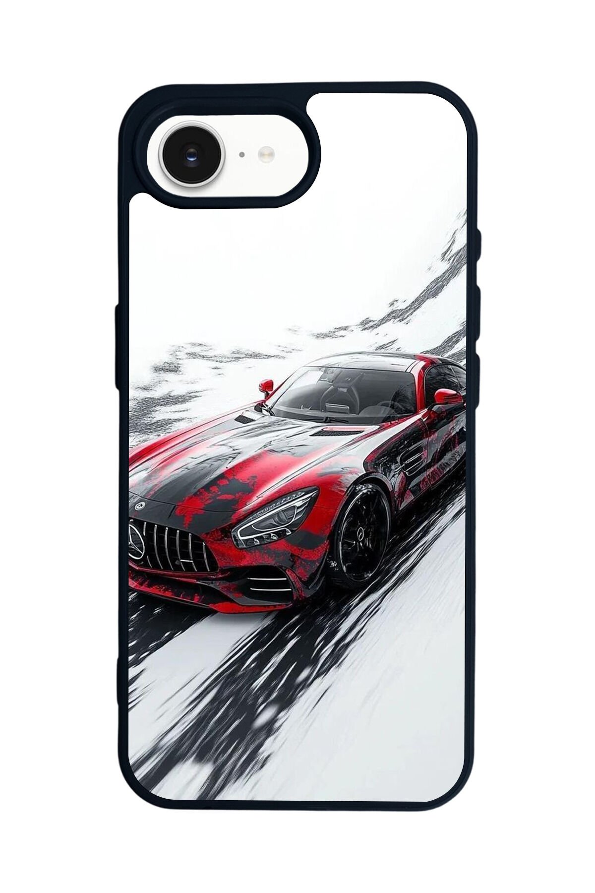 iPhone 16E Uyumlu Mercedes Tasarımlı Glossy Premium Kılıf