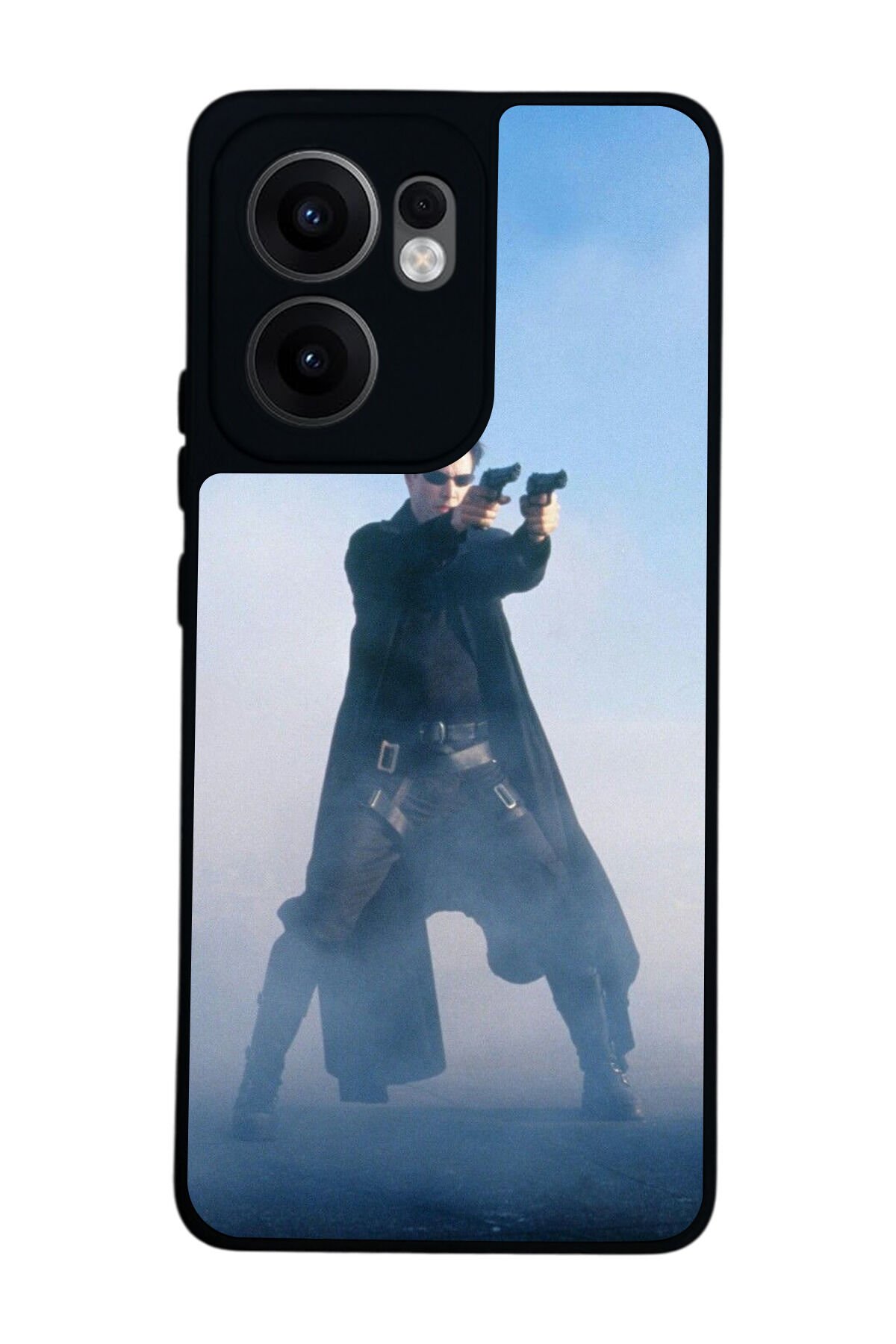 Oppo Reno 13F Uyumlu MatriOppo Oppo Reno 13F Tasarımlı Glossy Premium Kılıf