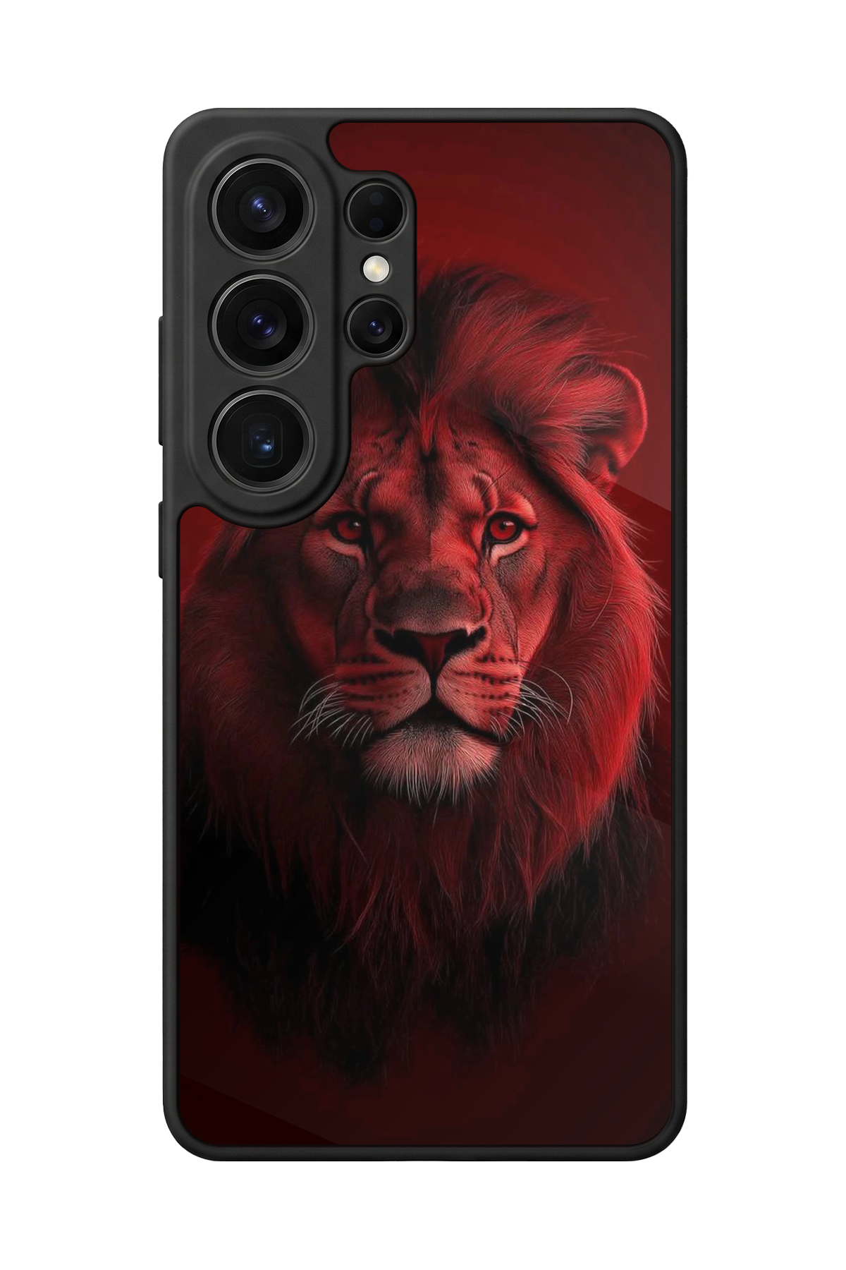 Samsung Galaxy S26 Ultra Uyumlu Aslan Tasarımlı Glossy Premium Kılıf