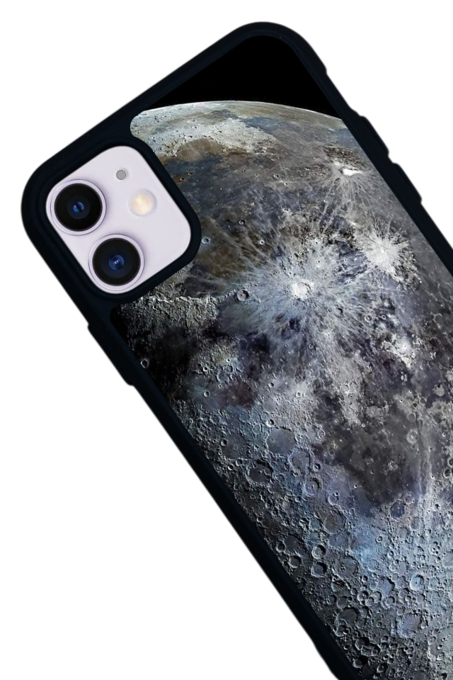 iPhone 11 Uyumlu Ay Tasarımlı Glossy Premium Kılıf
