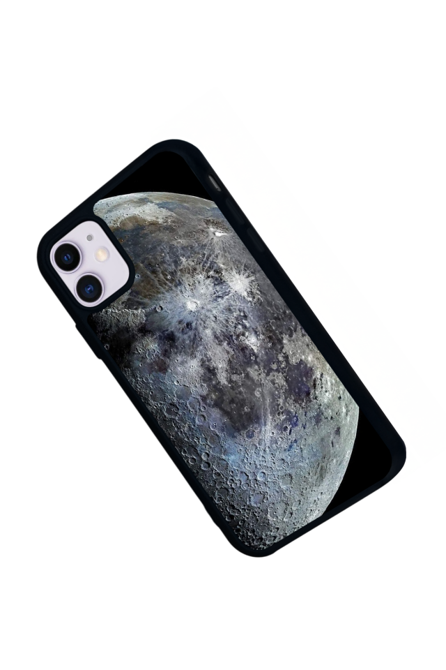 iPhone 11 Uyumlu Ay Tasarımlı Glossy Premium Kılıf