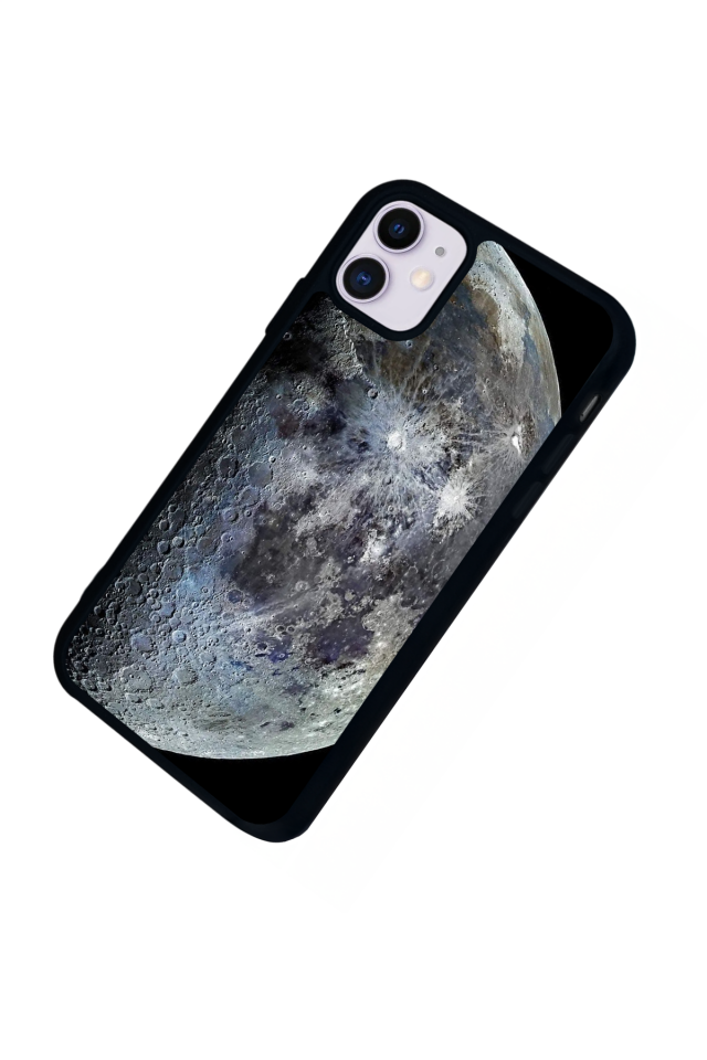 iPhone 11 Uyumlu Ay Tasarımlı Glossy Premium Kılıf