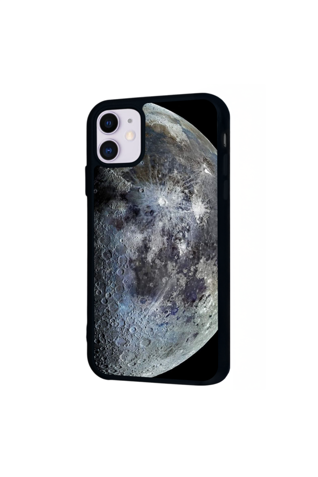 iPhone 11 Uyumlu Ay Tasarımlı Glossy Premium Kılıf