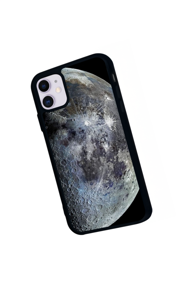 iPhone 11 Uyumlu Ay Tasarımlı Glossy Premium Kılıf