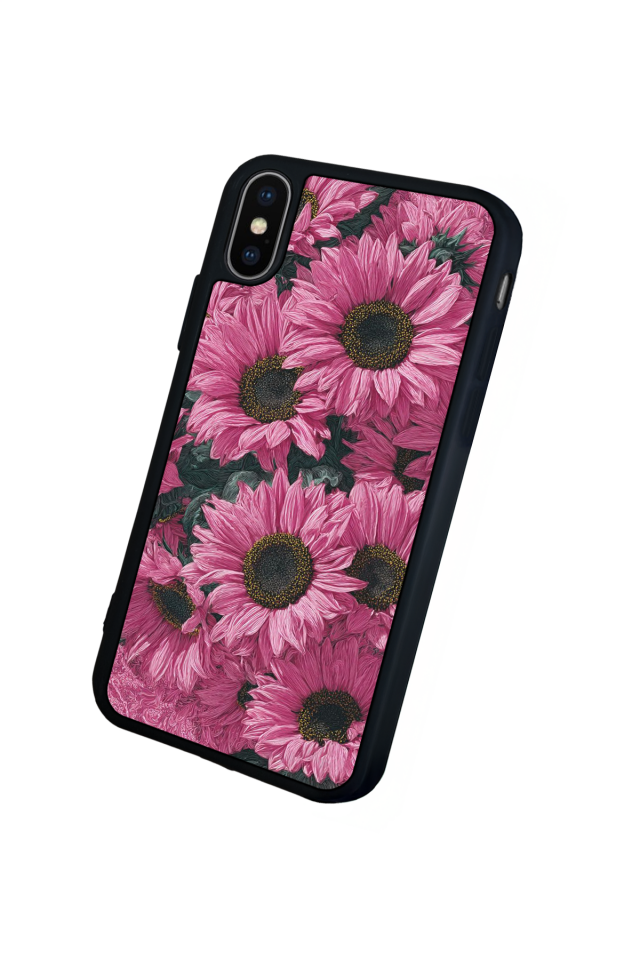 iPhone XS Max Uyumlu Cicek Tasarımlı Glossy Premium Kılıf