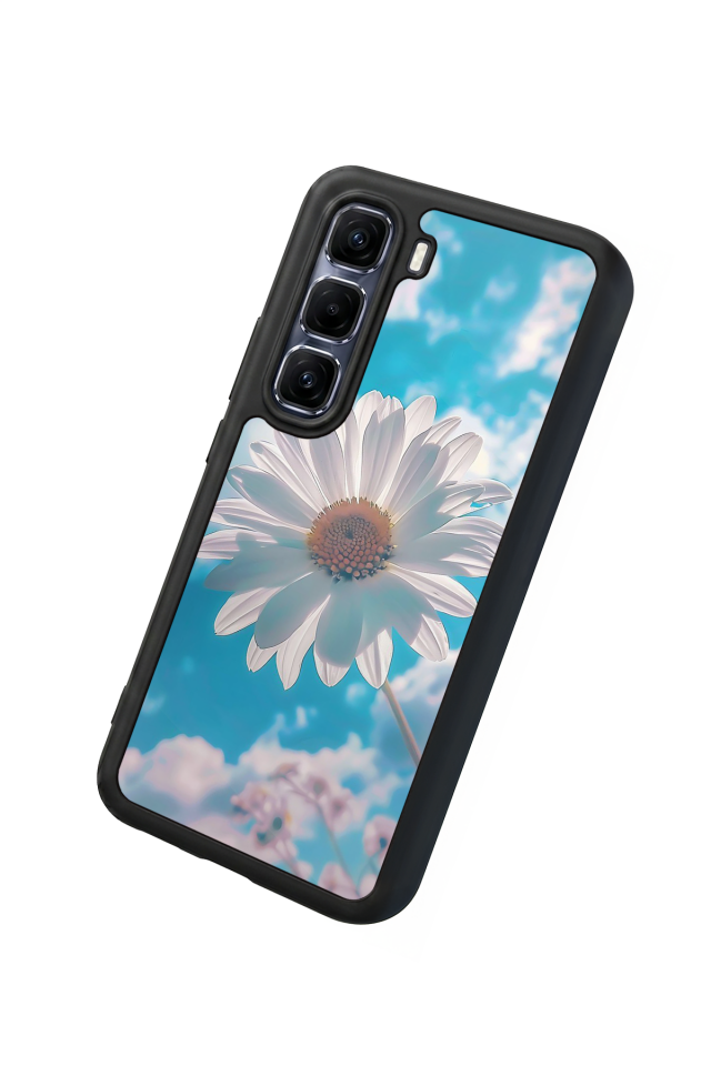 Infinix Hot 60 Pro Plus Uyumlu Cicek Tasarımlı Glossy Premium Kılıf