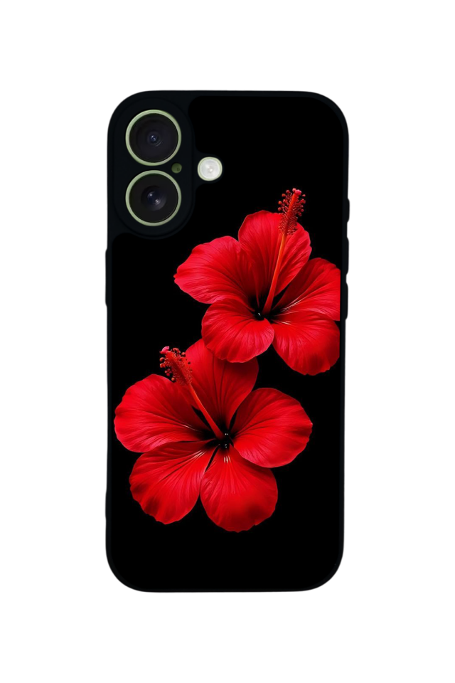 iPhone 17 Uyumlu Cicek Tasarımlı Glossy Premium Kılıf