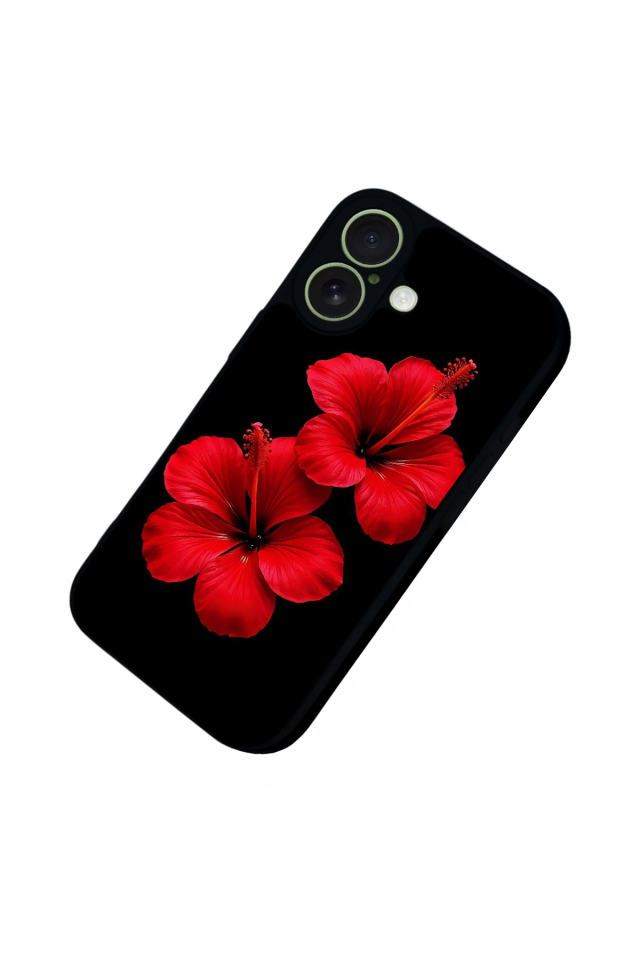 iPhone 17 Uyumlu Cicek Tasarımlı Glossy Premium Kılıf